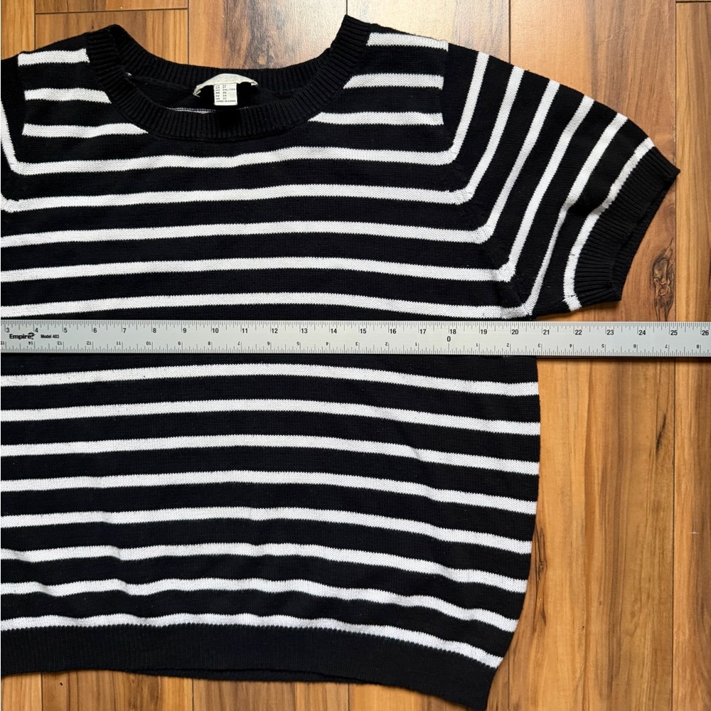 Forever 21+ short sleeve striped top - Picture 4 of 5
